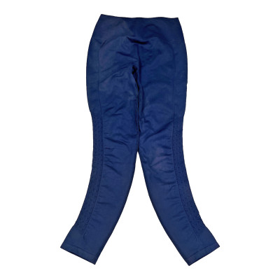 NEW Fabletics Women s Blue Perforated 7/8 Athletic Leggings - XS