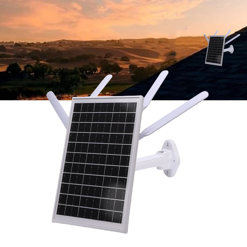 Solar WiFi 6 Extender IP66 Water Proof Solar Wifi Repeater 18000 MAh Battery 150