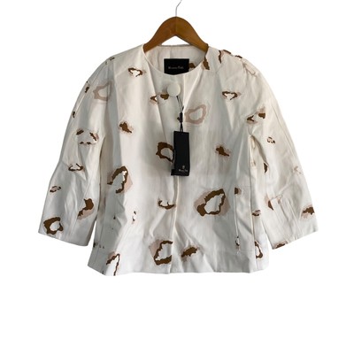 Massimo Dutti one button short trench coat size Small NEW
