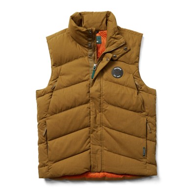 

Wolverine Men Frost Down Vest Coyote  Clothing
