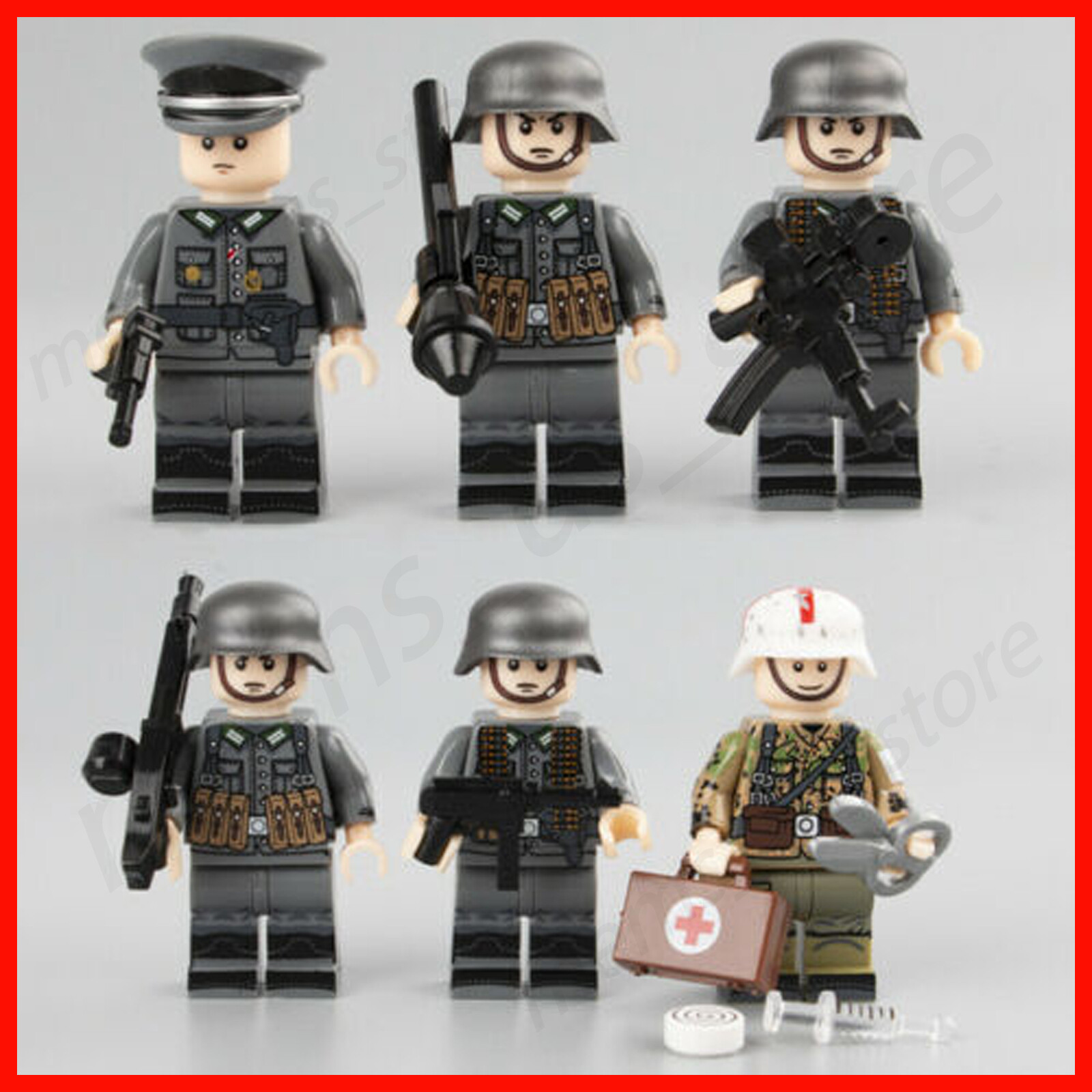 Лего минифигурки военные ww2