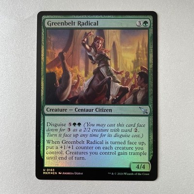 Magic the Gathering Murders at Karlov Manor #163 Greenbelt Radical Foil