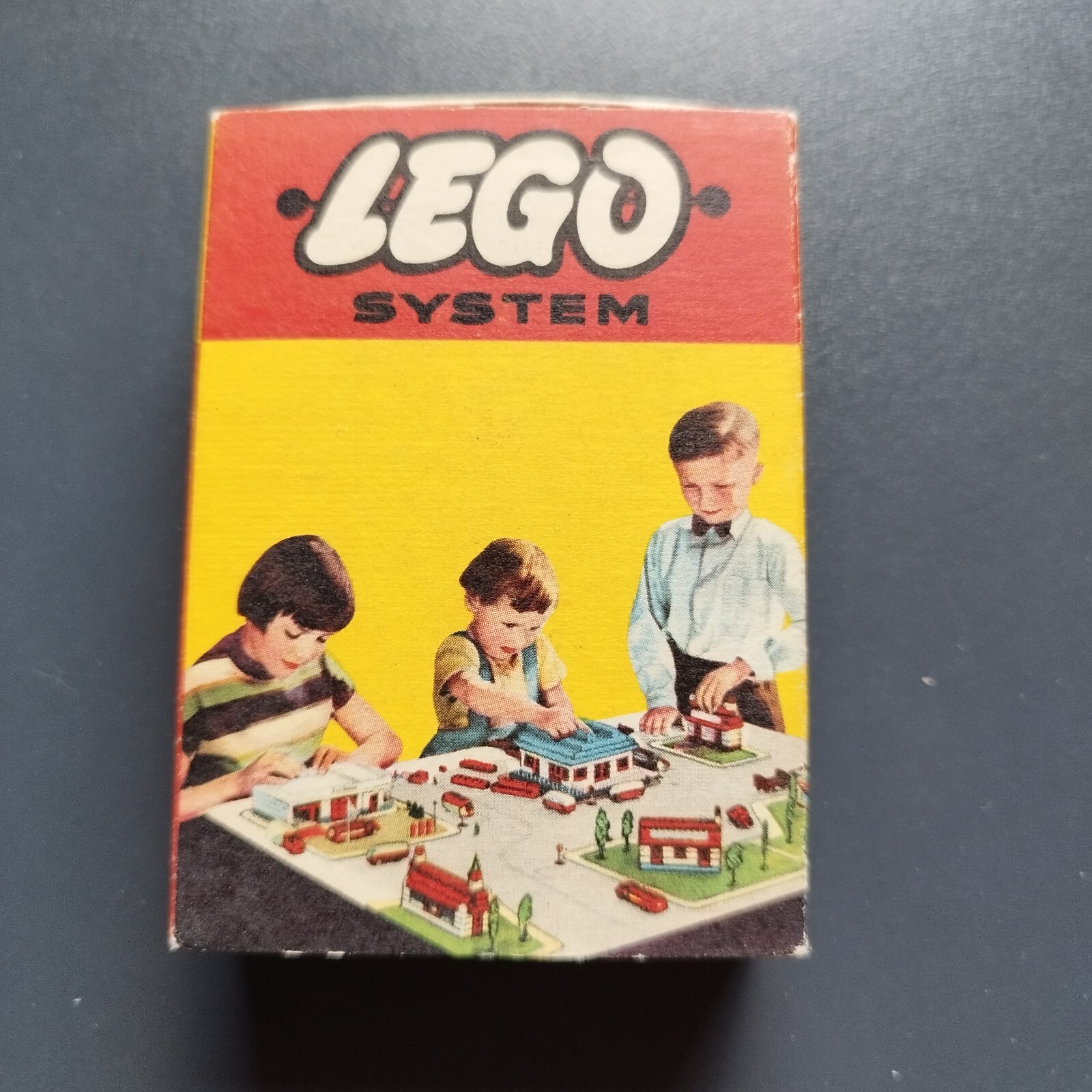 Vintage Lego System Box with windows. No 214 from the 1950s