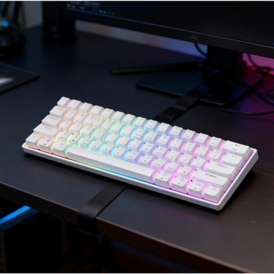 Geeky Mechanical Gaming Keyboard Backlit Light Up 60% for PC/Mac Gamer RGB LED 