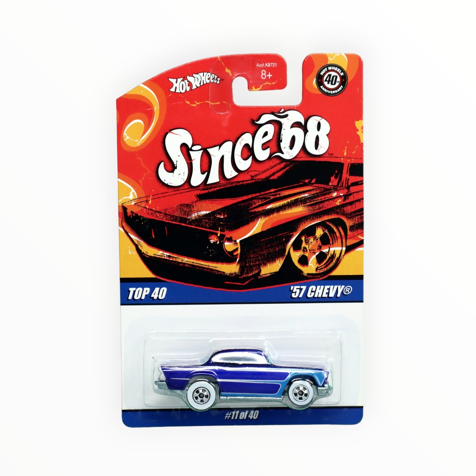 HOTWHEELS 57’ CHEVY 1:18 Hot Wheels 1:18 1957 Chevrolet Bel Air (Yellow with Pink
