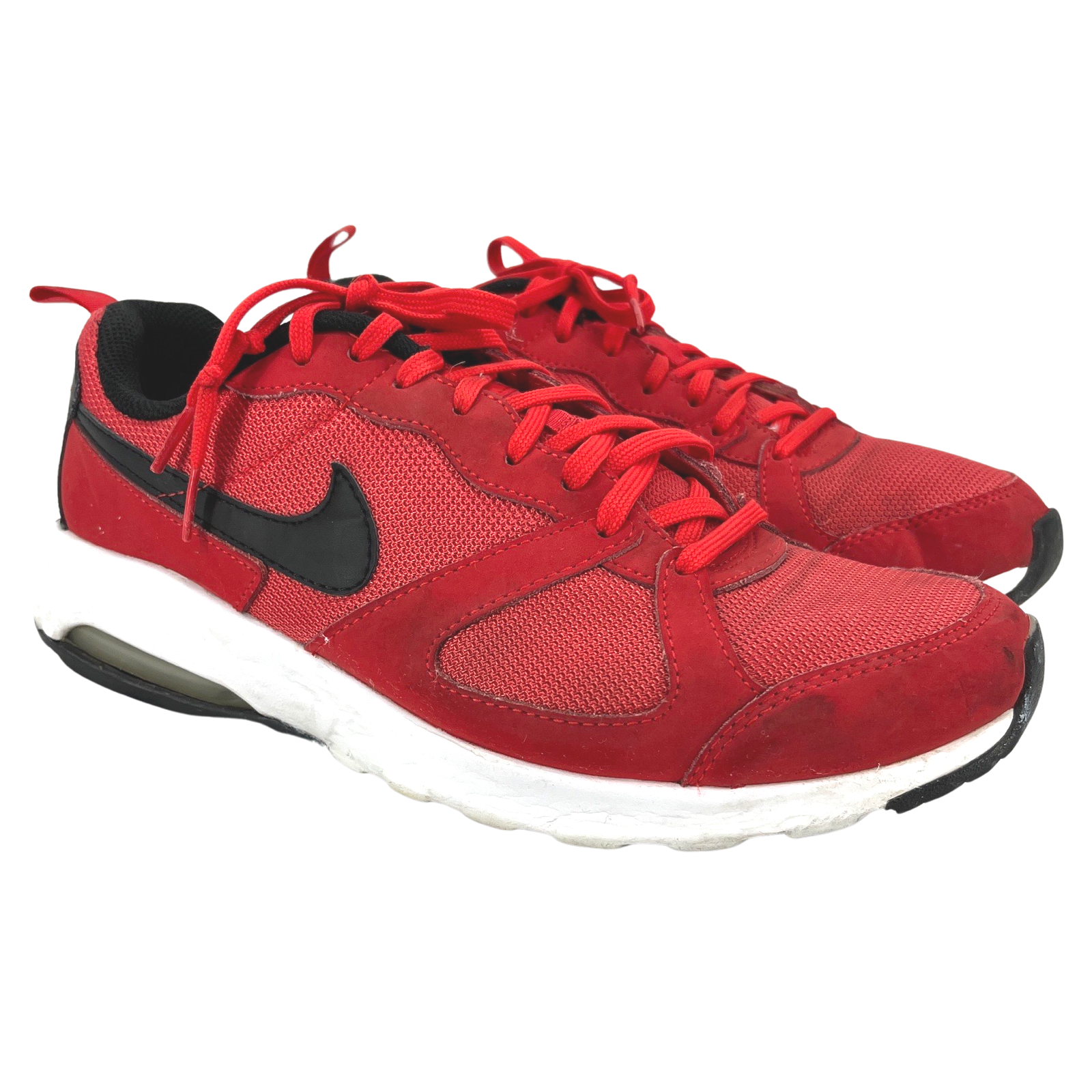 Men's Nike Air Max Muse Challenge Red Black Leather & Mesh