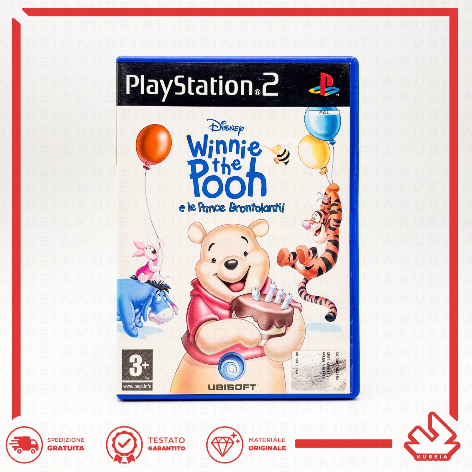 WINNIE THE POOH E LE PANCE BRONTOLANTI – ITA – COMPLETO – SONY PLAYSTATION 2 PS2