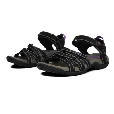 TEVA TEVA WOMENS TIRRA WALKING SHOES SANDALS - BLACK BROWN PURPLE SPORTS OUTDOORS