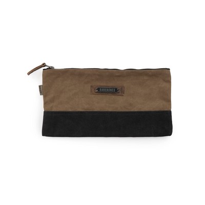 New Barebones Living Neelum Small Zipper Pouch Khak STC-722