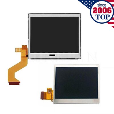 Top Bottom Lower LCD Screen Display Replacement for Nintendo DS Lite DSL NDSL