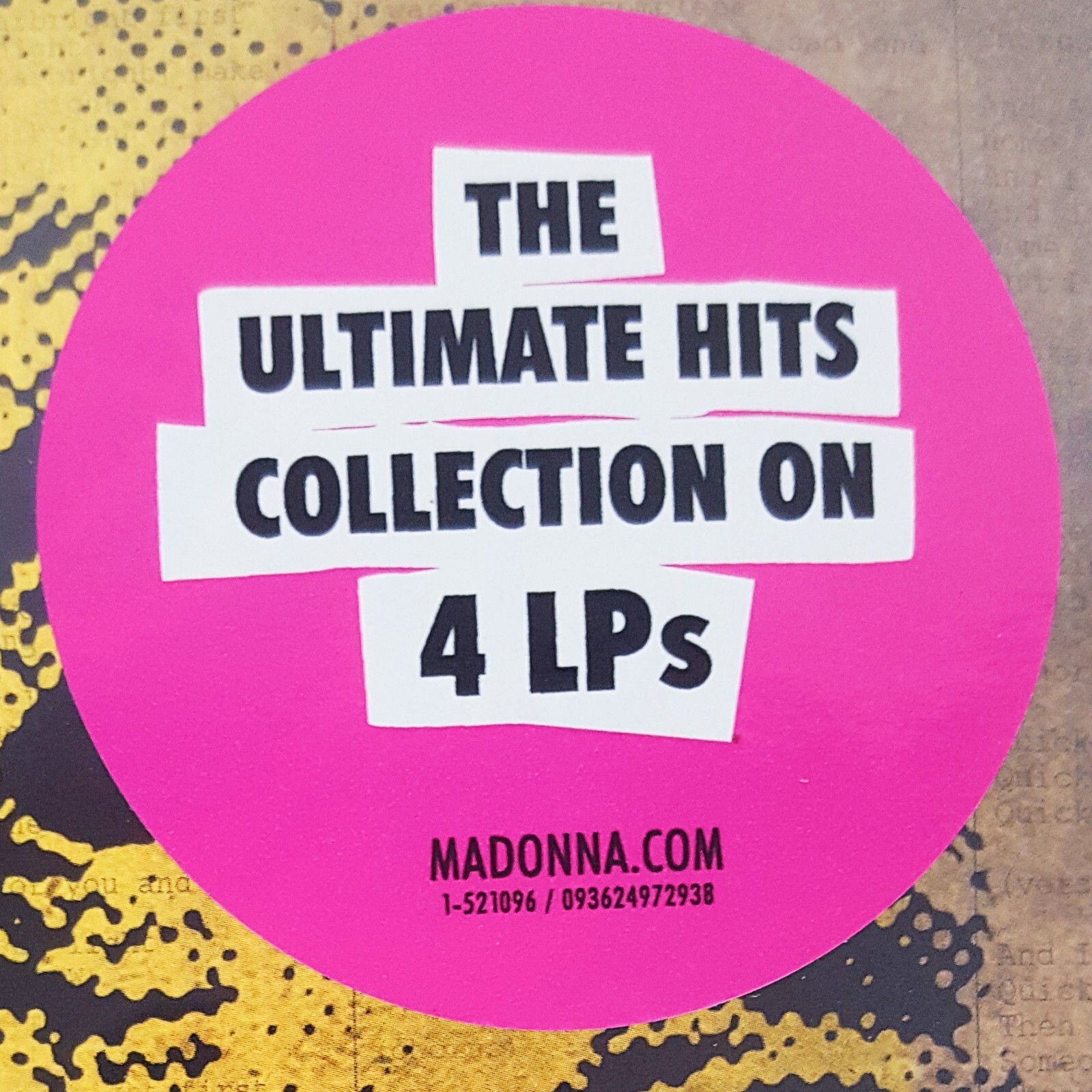 Madonna – Celebration – 180g 4xLP Vinyl Gatefold 33RPM – Black Vinyl