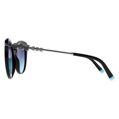 Pre-owned Tiffany & Co Tiffany Sunglasses Tf4189 80019s Black Azure Gradient Blue