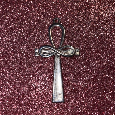 Sterling  Silver Large Ankh 2  Pendant Hallmarked