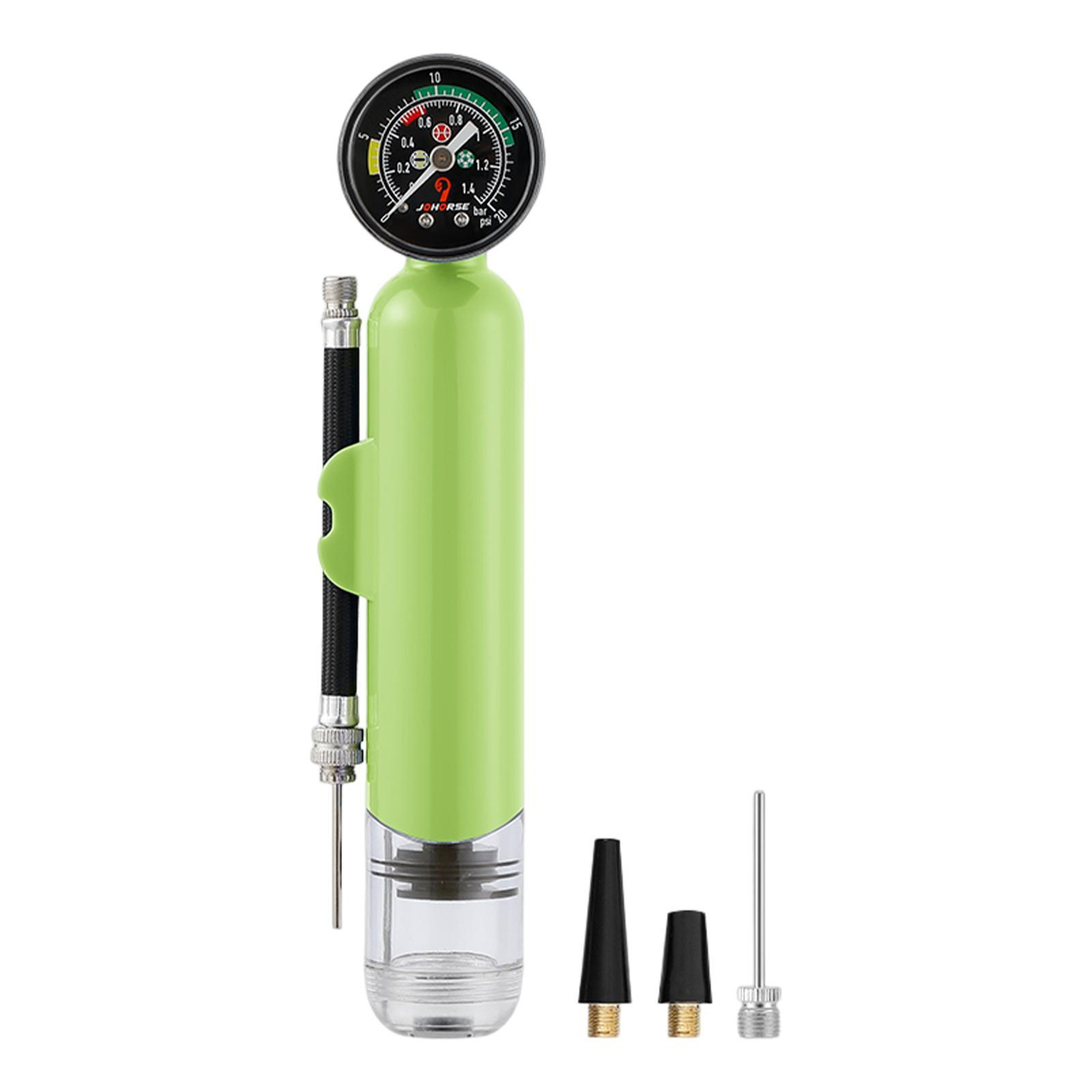 Mini Pump ABS Road Mountain Bike Bicycle + Pressure Gauge Portable Sports Pump