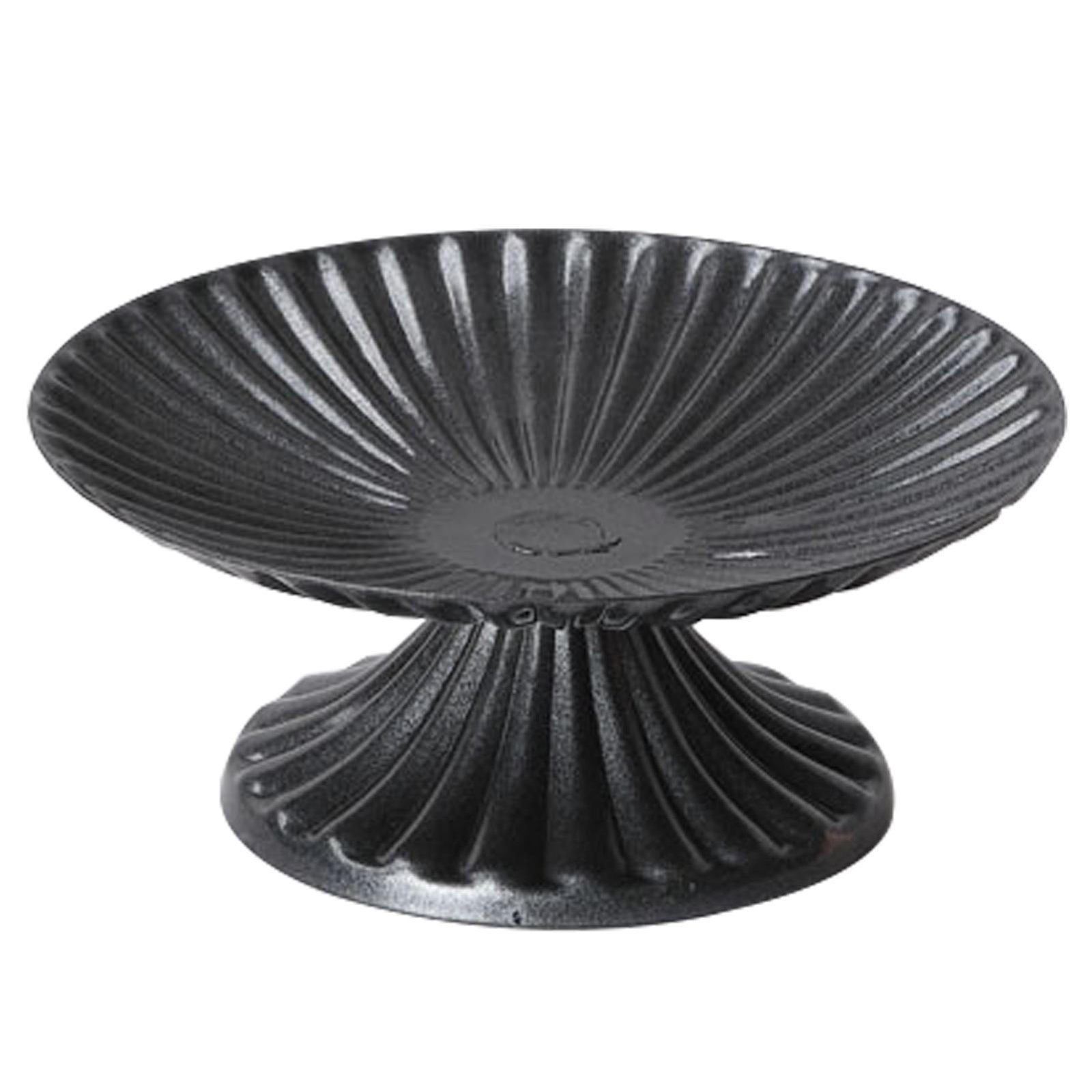 Pillar Candle Stand Round Base Wrought Iron Candle Holder