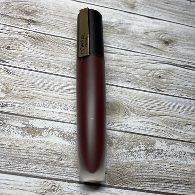 Loreal Rouge Signature Lasting Matte Liquid Lip Color stain # 410 I Enjoy 