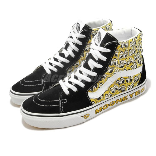 Vans Sk8-Hi Mooneyes Черная желтая мужская повседневная обувь унисекс для образа жизни VN0A5JMJY23