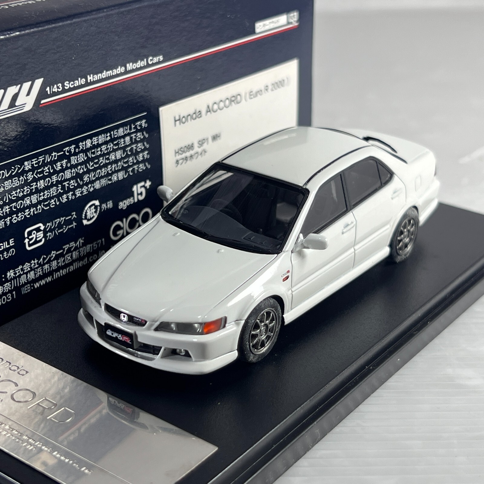 ミニカー コレクション 1/43 Honda Accord Euro R(プレミアムホワイト