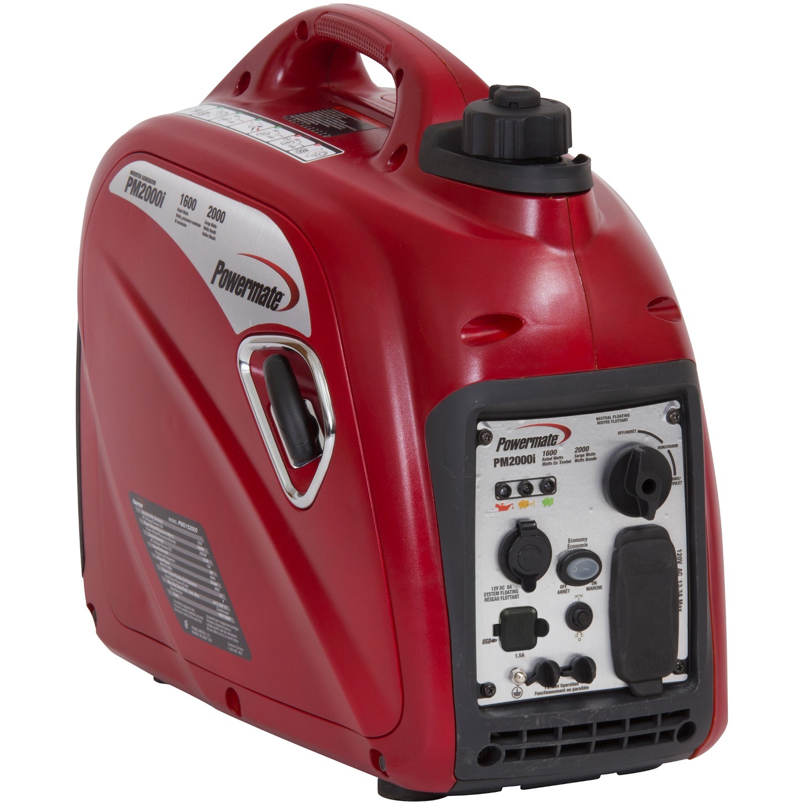 Powermate 2000 Watt Portable Inverter Generator (reconditioned