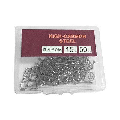 1 Box Fishing Hooks Wide Crank Anit-rust Practical Sharp Barbed Fishing Jig