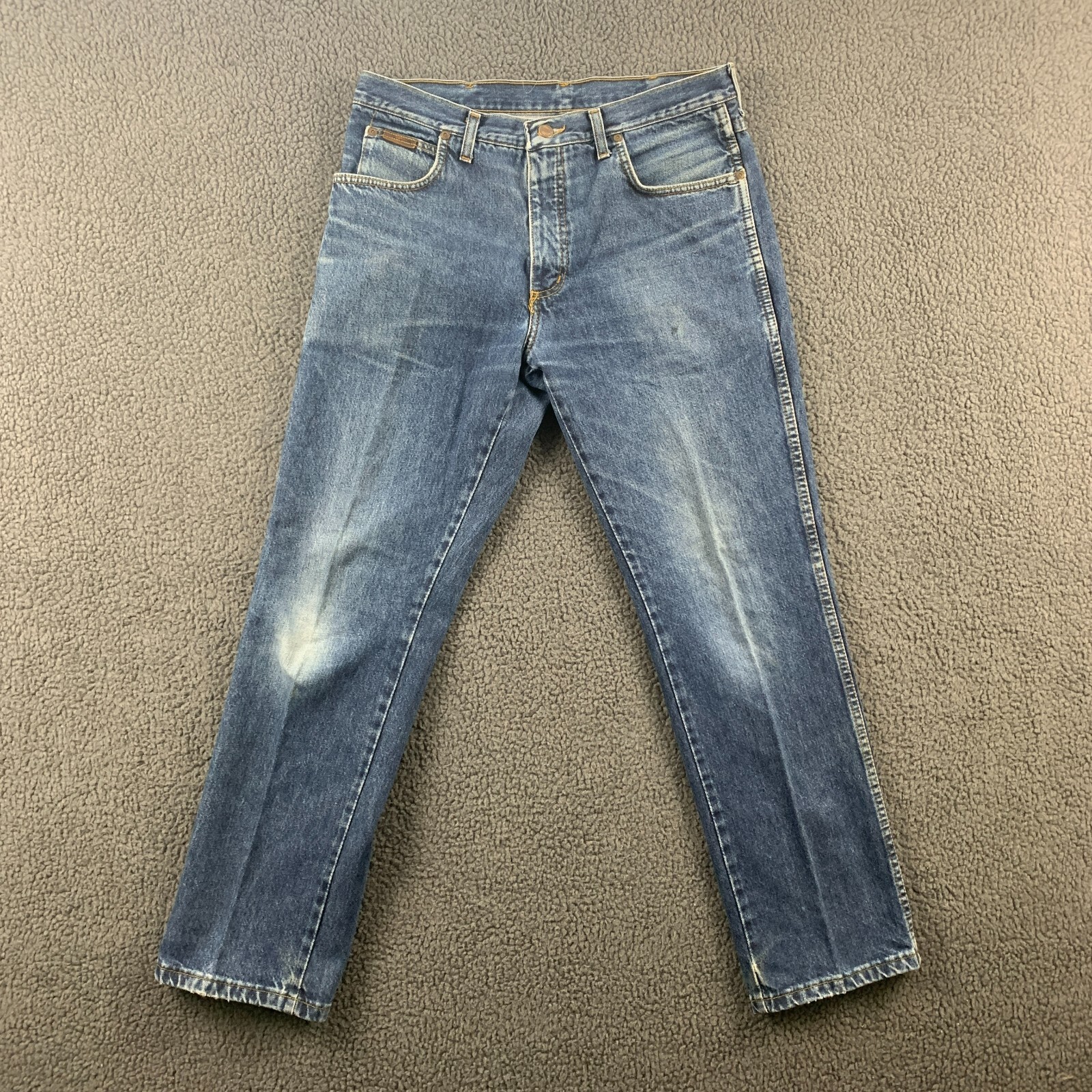 WRANGLER Jeans Mens W34 L30 Blue Texas Straight Leg Denim Vintage
