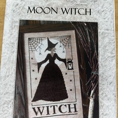 Moon Witch The Little Stitcher Chart Cross Stitch Pattern