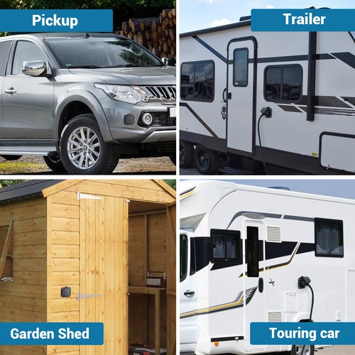 15Amp 125V AC Power Plug Port Inlet Socket 18" Extension Cord for RV Camper Boat