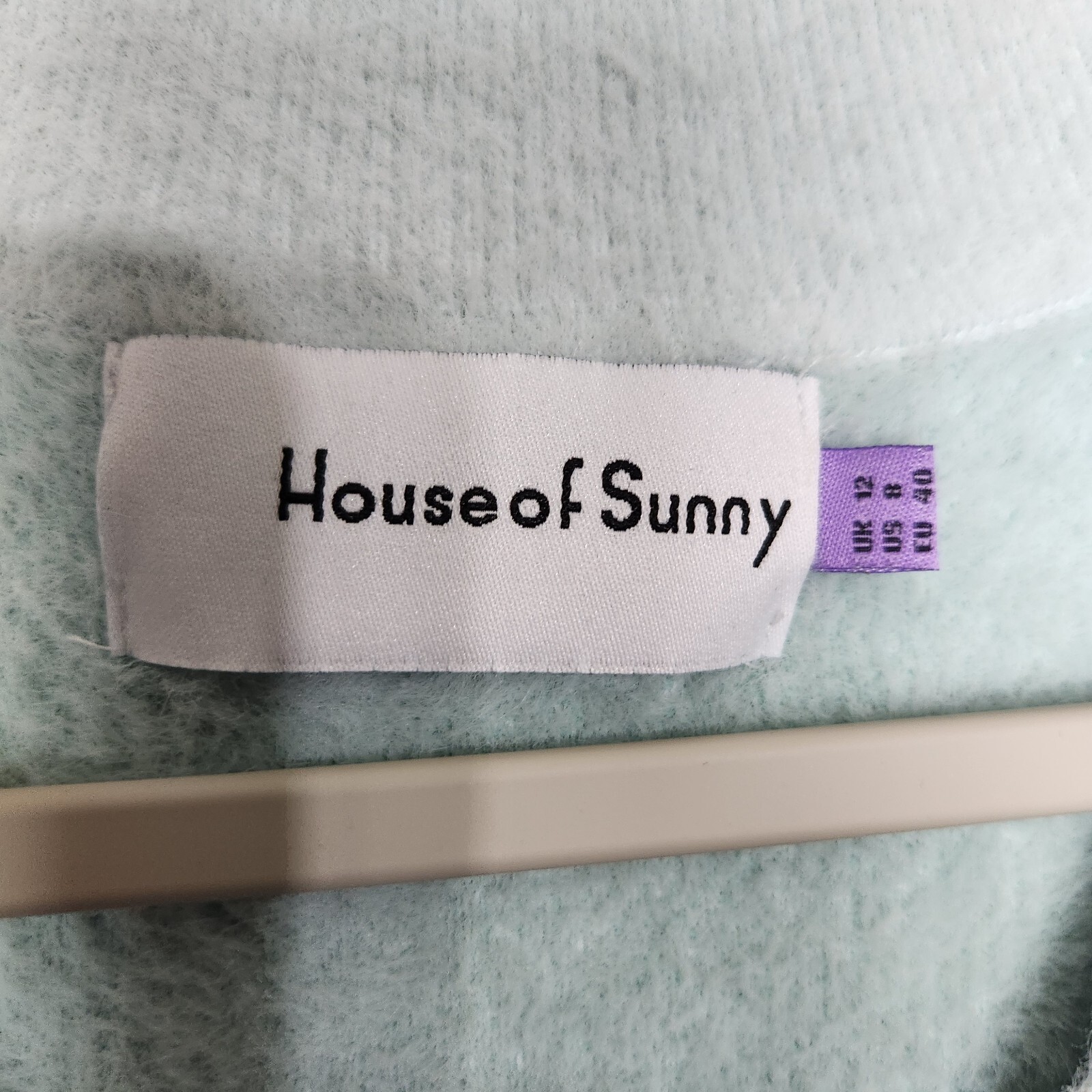 House of Sunny Pullover Cardigan Sweater Women's Size 8 Long Sleeve Wool Feel