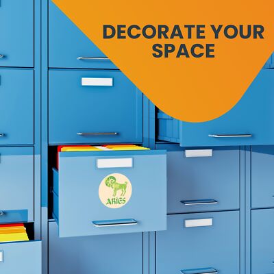 Magnet Me Up Aries Zodiac Sign Fridge Magnet Decal, 5 Inch, Cool Collection