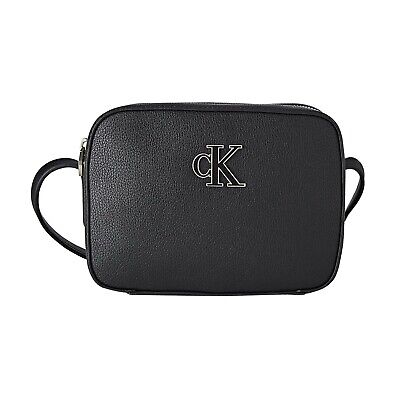 Calvin Klein Jeans Minimal Monogram Camera Bag Borsa Donna K60K608950 BDS Black