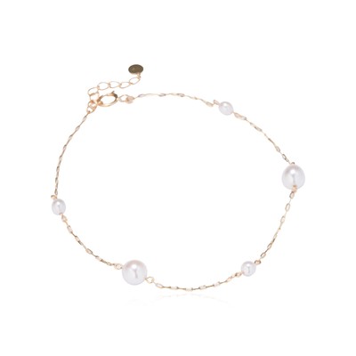 [Wisp] K18 Yellow Gold Pearl Bracelet GBLPH30031Japan