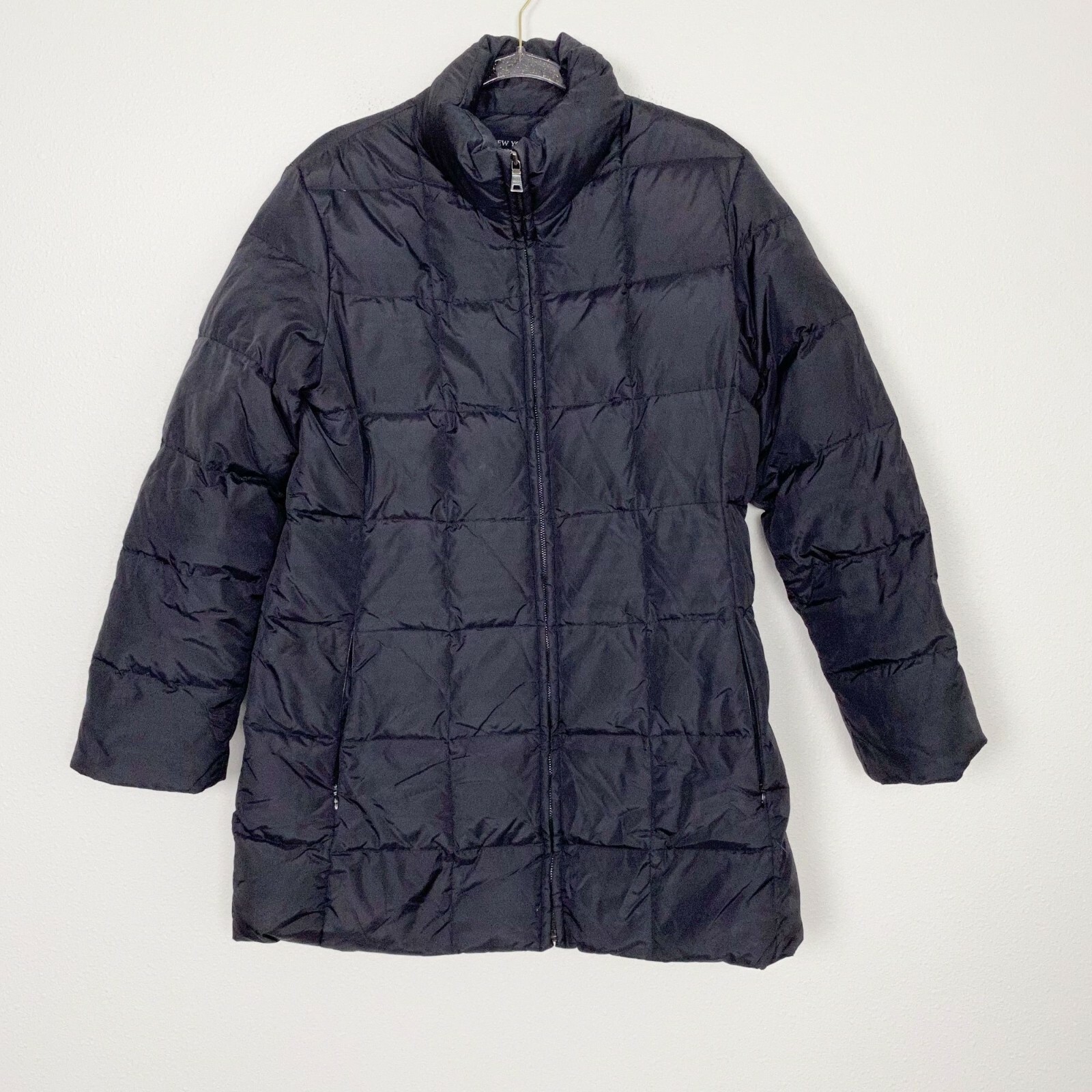 Marc New York Womens Large Black Duck Down Puffer Jacket | eBay