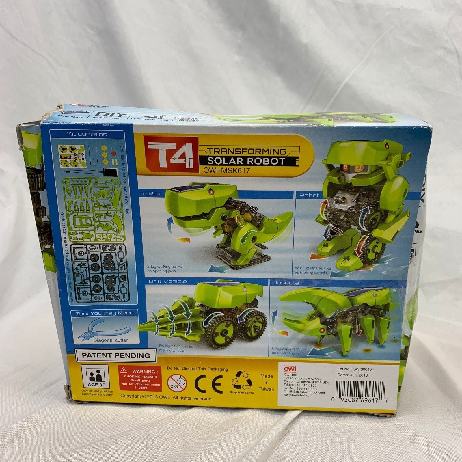 Solar Robot RobotiKits T4 Transforming Solar Robot  STEAM Toy
