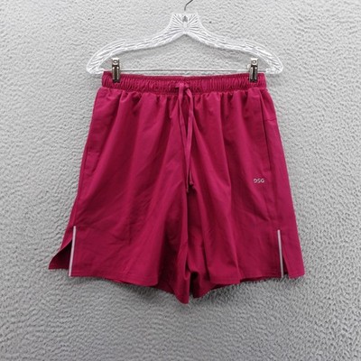 DSG Mens 7" 2-in-1 Stride Running Shorts Magenta Athletic Gym Training Small