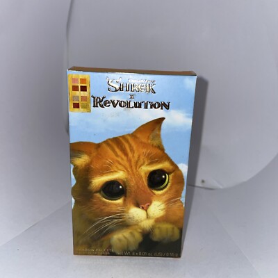 I Heart Revolution x Shrek Puss In Boots 8 Pan Eyeshadow Palette 4.4g NIB