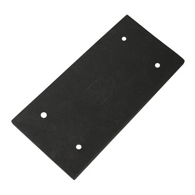 Rectangle Shaped Black Foam Sander Back Pad Sanding Mat