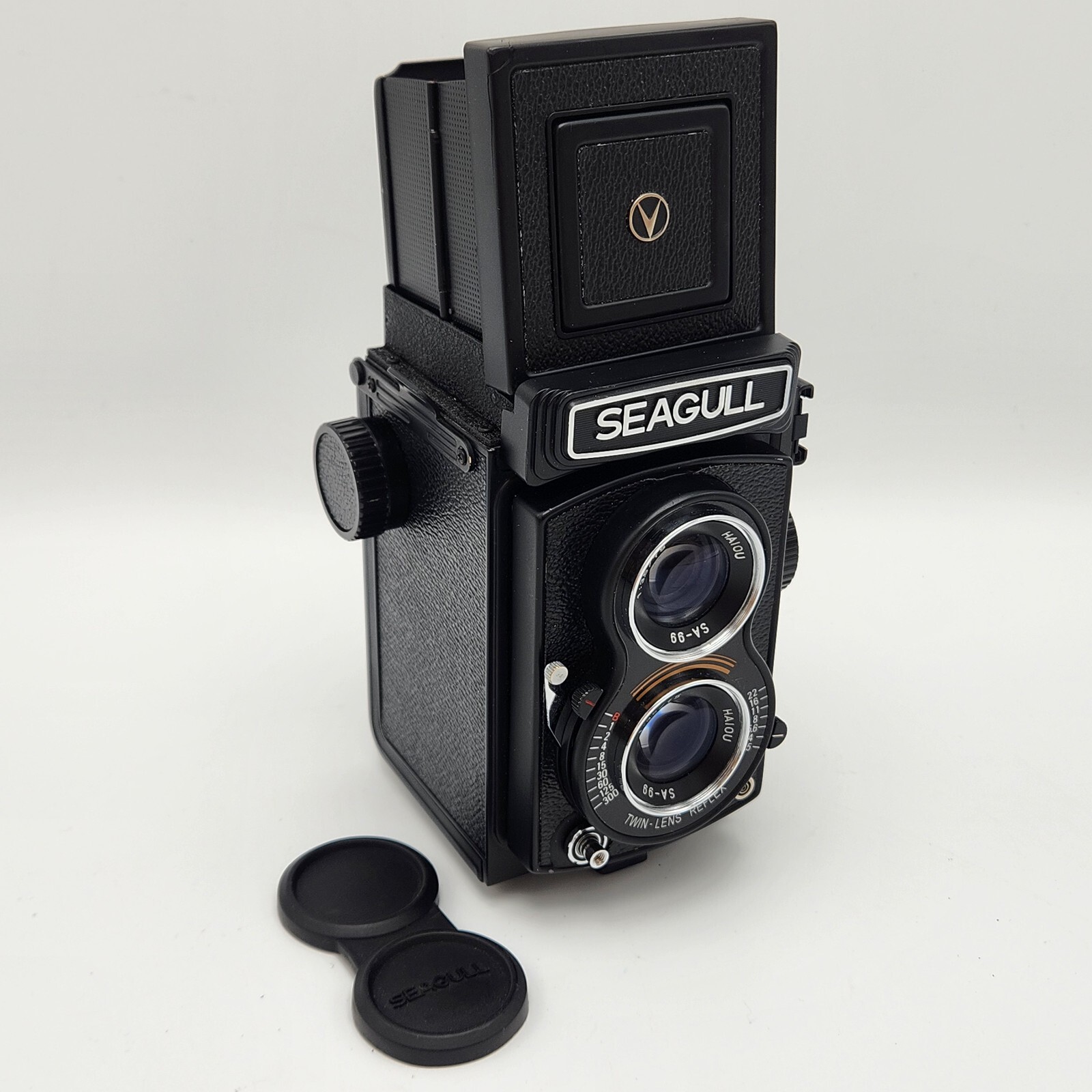 Vintage Seagull 4B-1 120 Film TLR Camera w/ 75mm F3.5 Haiou Vintage Seagull 4B-1 120 Film TLR Camera w/ 75mm F3.5 Haiou