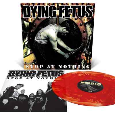 Dying Fetus  - Stop At Nothing LP RED COLORED Vinyl Album NEW Death Metal Record