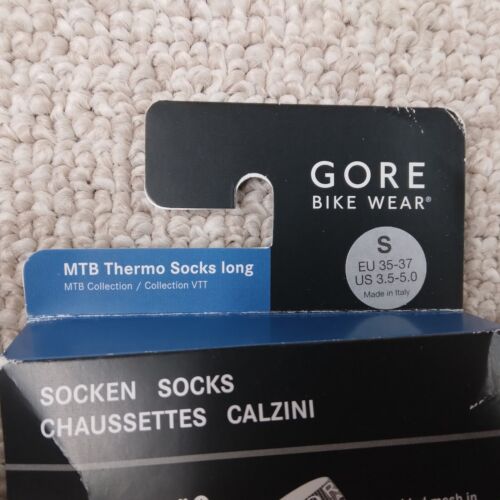 Mtb Thermo Socks Long Small Eu 35-37 Us 3.5-5 New Black