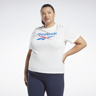 

Женская футболка Reebok Identity (большие размеры), WH317