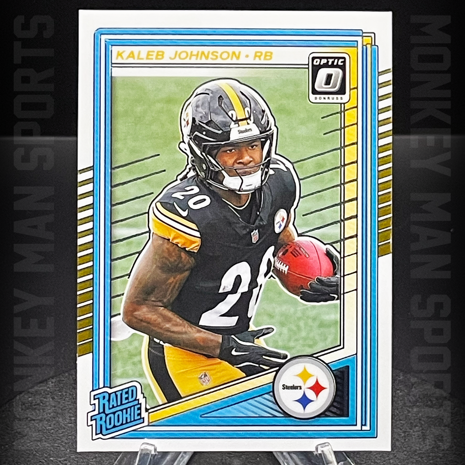2025 Optic - Kaleb Johnson Rated Rookie RC - #232 STEELERS MINT
