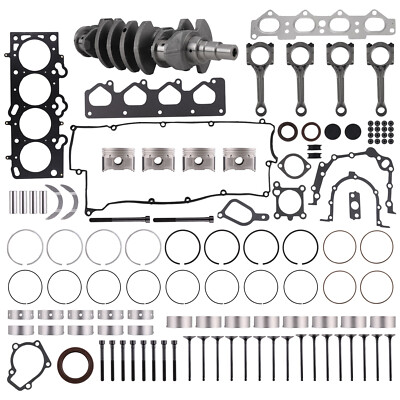 G4GC 2.0L Engine Overhaul Rebuild Kit w/ Crankshaft Rods Gasket for Hyundai Kia