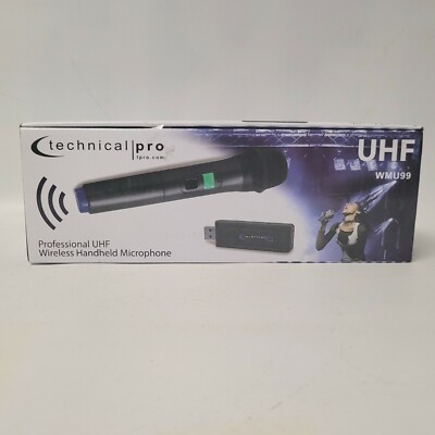 Technical Pro WMU99 Professional UHF Wireless Microphone