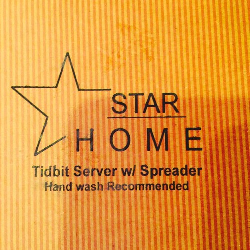 Appetizer Spread Server W/ Spreader 7