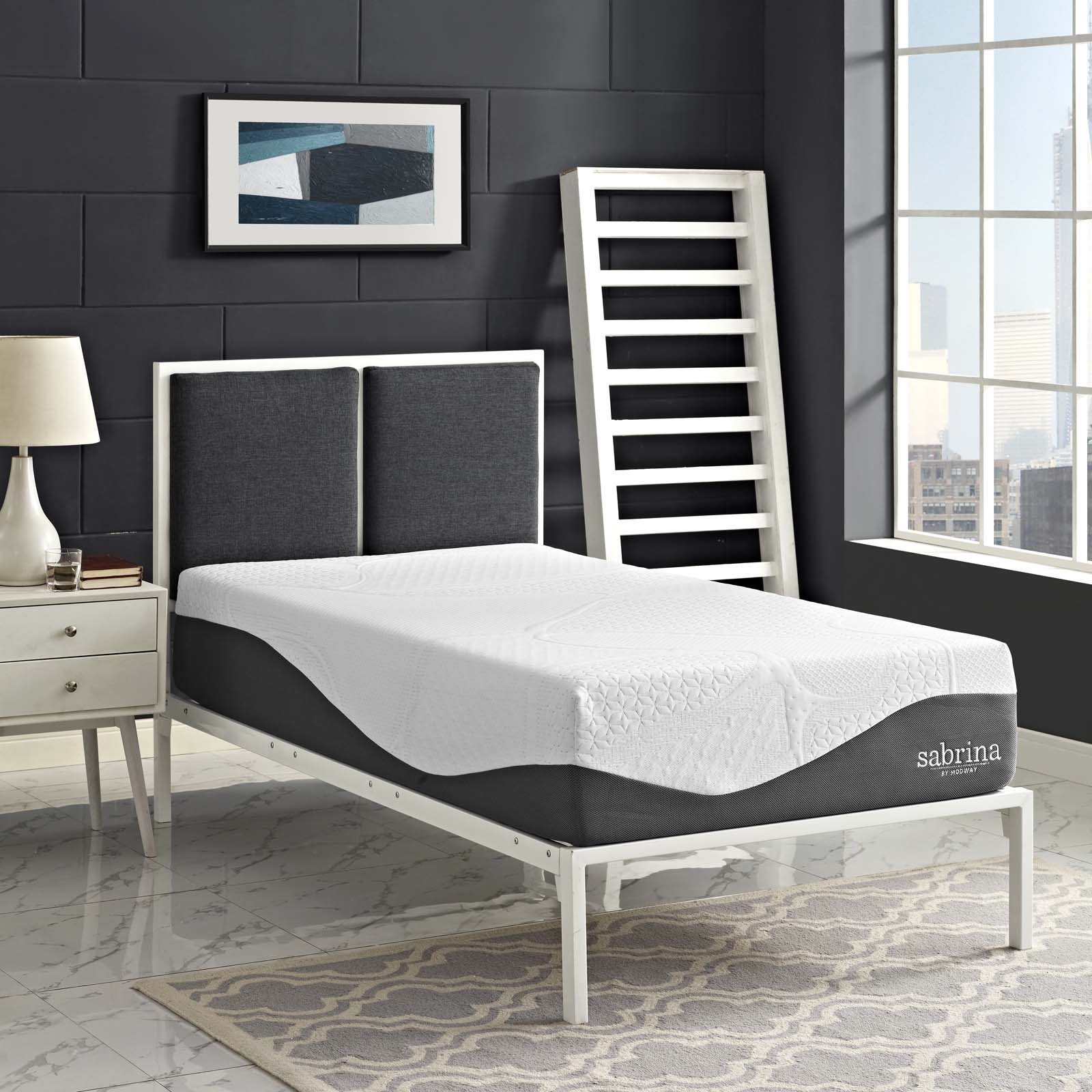 12" Cooling Latex Air Gel Memory Foam Hybrid Twin Mattress ...