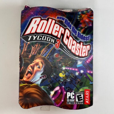 Roller Coaster Tycoon 3 (PC, 2004, Lenticular)