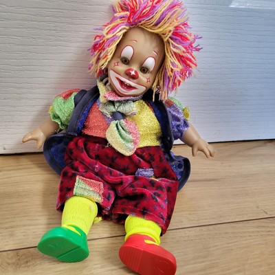 Arias Vintage Clown Doll Creepy Hunted Vessel Spanish Soft