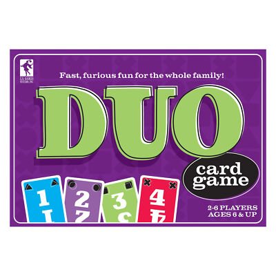 New - U.S. Games Systems Duo Card Game - Ages 6+ | 2-6 players