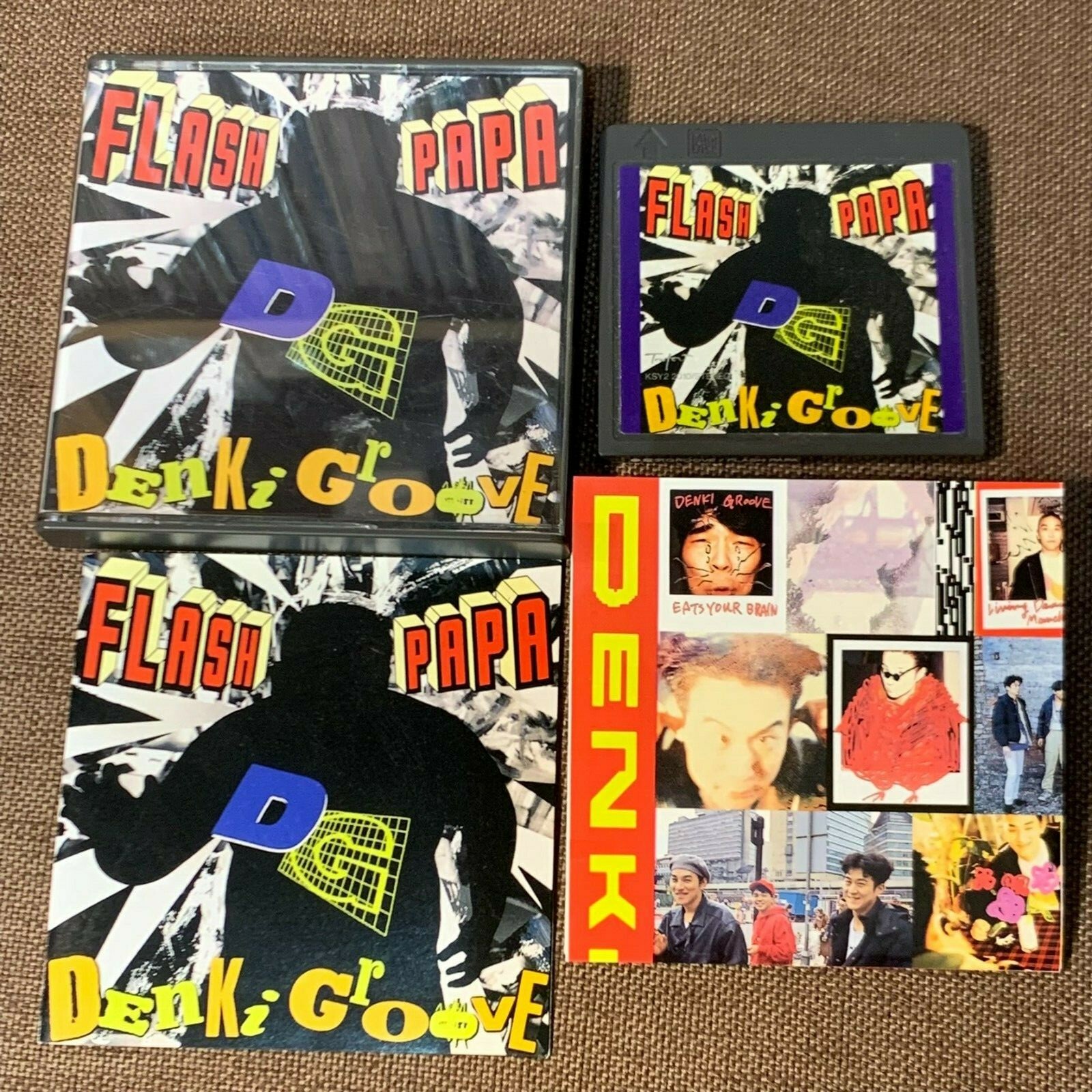 DENKI GROOVE Flash Papa JAPAN MD Mini Disc KSY2-2010 w/ BOOKLET Takkyu Ishino DENKI GROOVE Flash Papa JAPAN MD Mini Disc KSY2-2010 w/ BOOKLET Takkyu Ishino