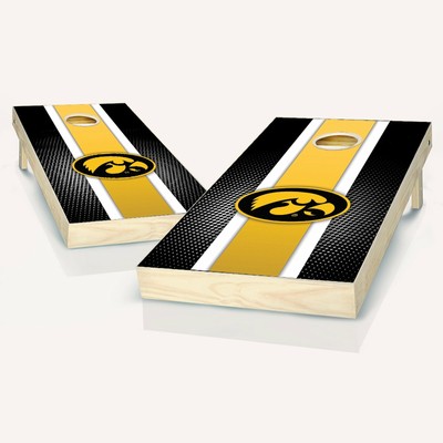 Iowa Hawkeyes Striped NCAA Cornhole Board Set